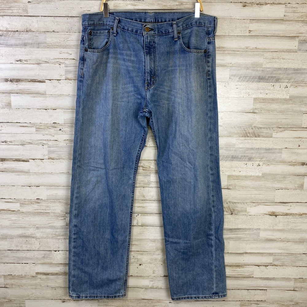 Levi's 569 Jeans Men W36 L32.5 Blue Denim Loose Straight Fit Baggy 100% Cotton